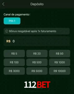 deposits 112BET